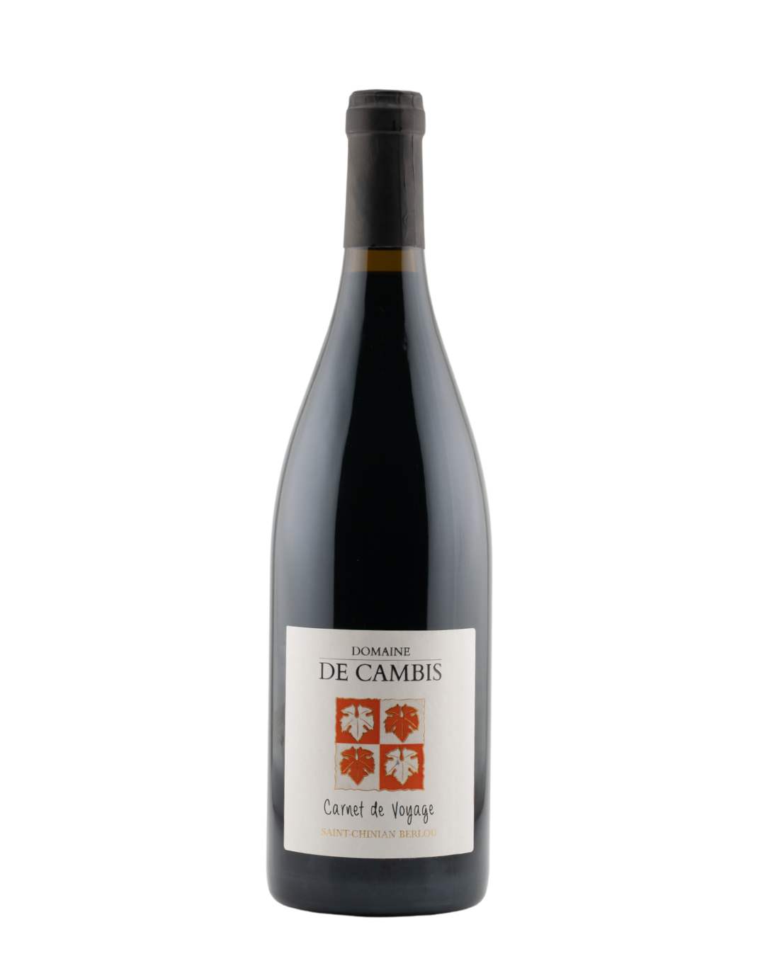 Bouteille Carnet de Voyage 2021, vin rouge bio AOP Saint-Chinian Berlou, Domaine de Cambis